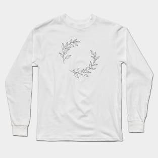 floral wreath Long Sleeve T-Shirt